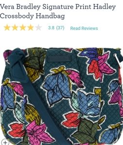 NWT Vera Bradley Hadley crossbody bag purse